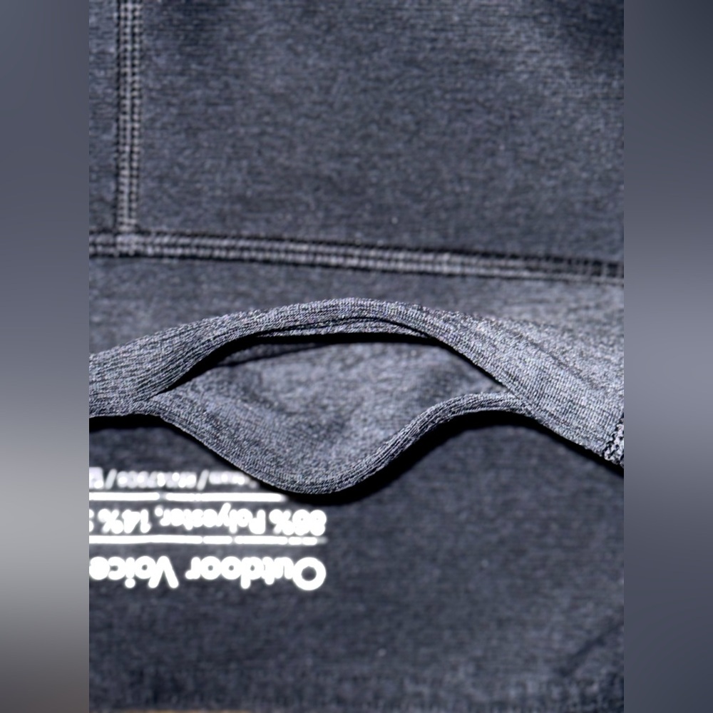 Outdoor Voices Charcoal Grey Warmup Leggings 7/8 - Size S - Picture 6 of 7